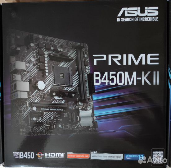 Материнская плата Asus Prime B450M-K II