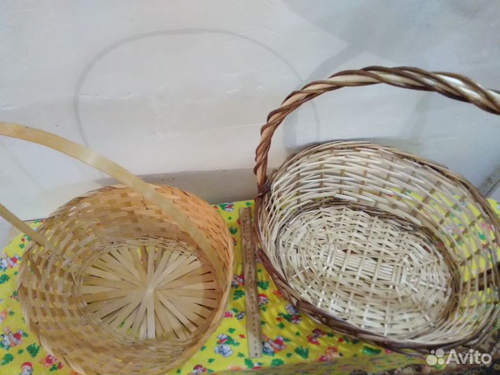 Корзины для фруктов (лоза)и цветов(лыко)