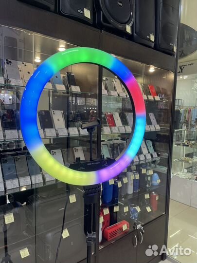 Кольцевая лампа 45см MJ18 RGB