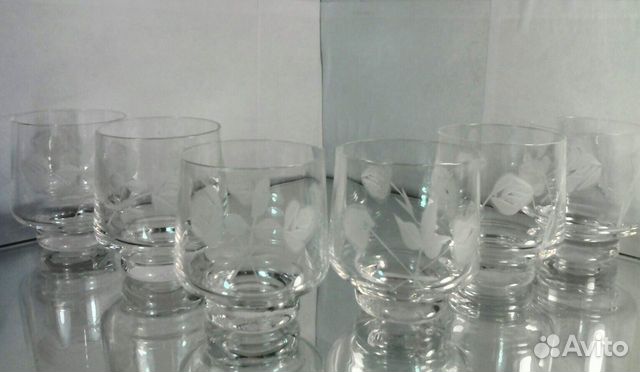 Стопки хрустальные глубокие СССР