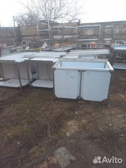 Столы купе ящики из нержавеющей стали под заказ