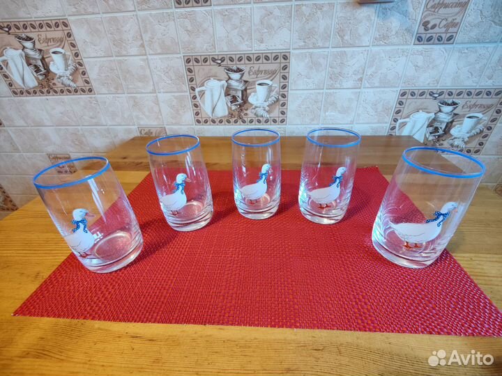 Стаканы богемия Гуси