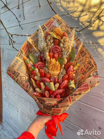 Мужской букет колбасный подарок мужчине мужу