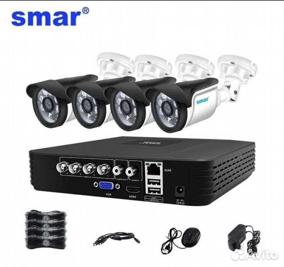 Новый комплект видеонаблюдения