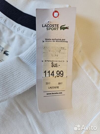 Lacoste поло мужское. Оригинал