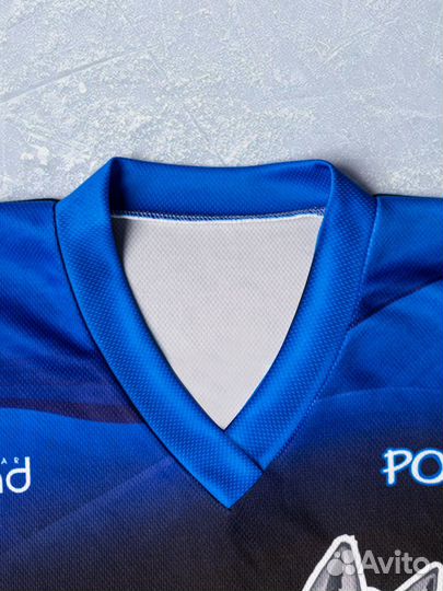 Хоккейная майка волк (цвет:синий, 28-42р.)