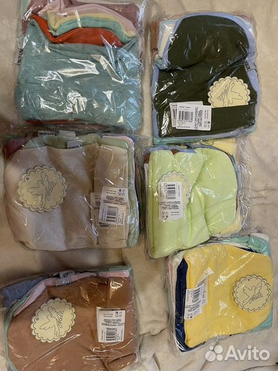 Шапка для новорожденного новые размера 62-74