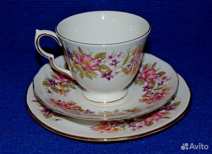 Чайные трио Colclought Wayside Костяной фарфор