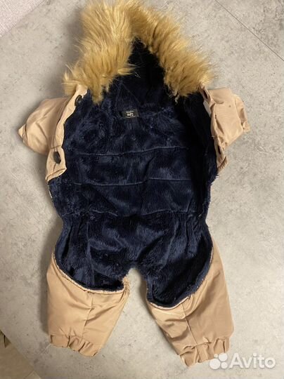 Комбинезон зимний для маленьких собак