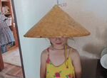 Азиатская бамбуковая шляпа