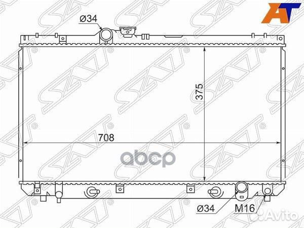 Радиатор Lexus IS 98-05 / Toyota Altezza 98-05