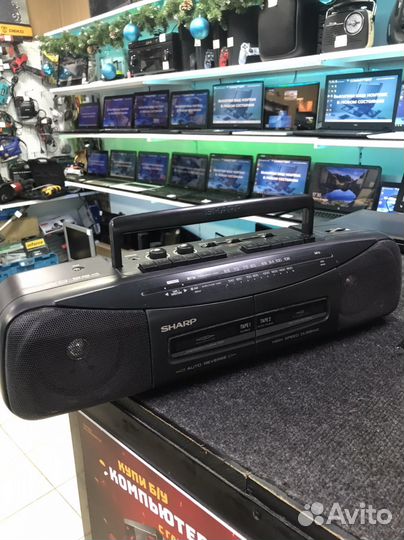 Кассетная магнитола sharp WQ-294
