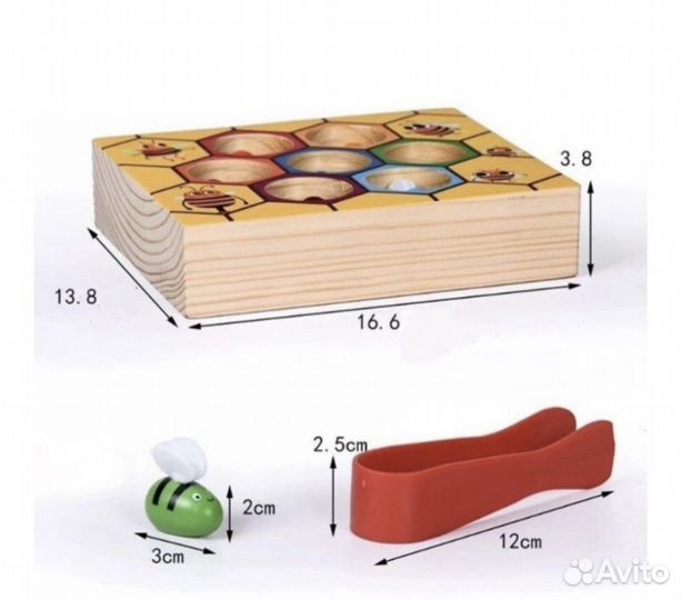 Деревянный сортер пчелы в улье