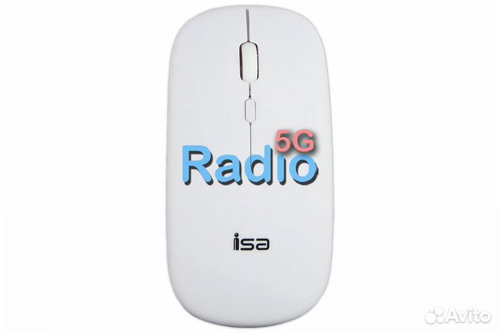 Беспроводная компьютерная мышь ISA WM-1 белая