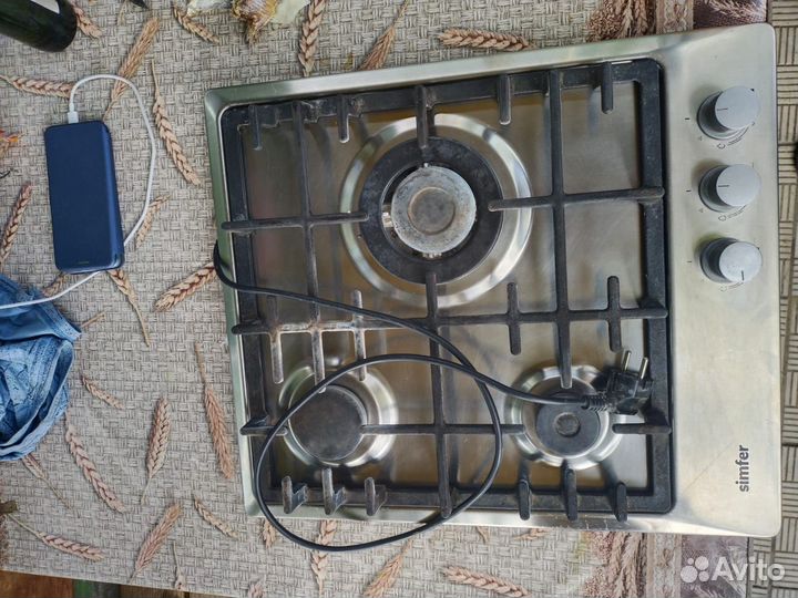 Варочная панель газовая 3 конфорки бу