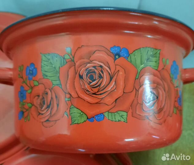 Набор Эмалированной Посуды СССР