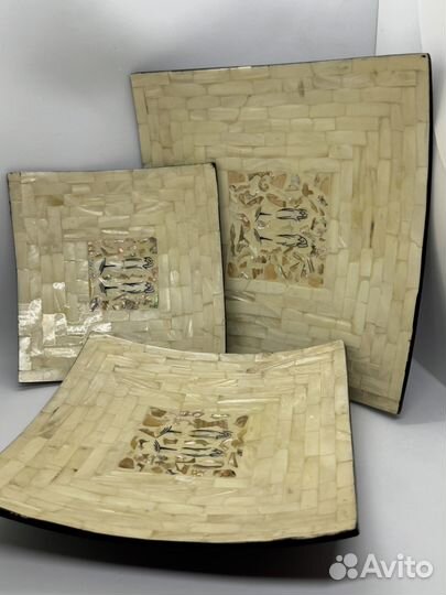 Тарелки с перламутром