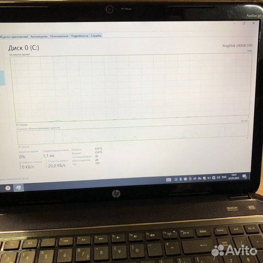 Ноутбук hp pavilion g6