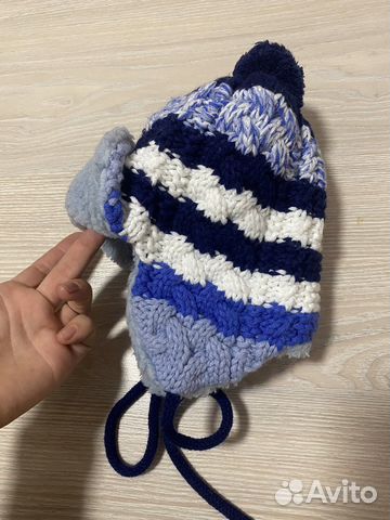 Шапка и шарф комплект зимняя для мальчика
