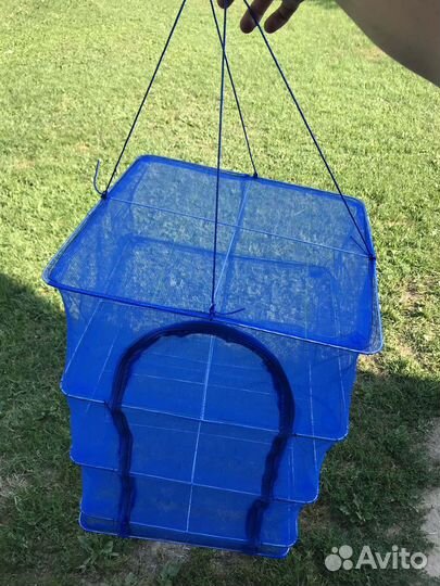 Сушилка для рыбы, овощей, фруктов 3 полки