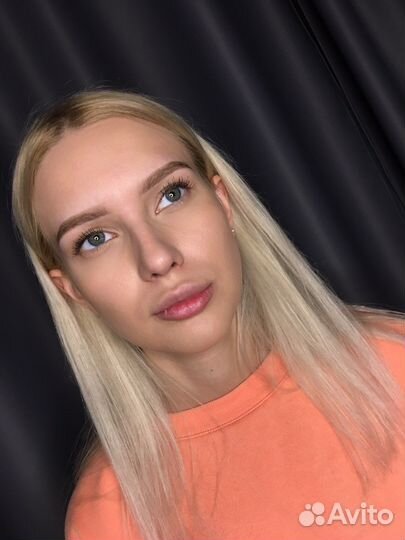 Окрашивание коррекция бровей