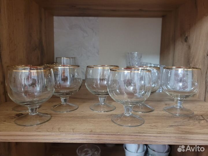 Фужеры хрустальные СССР