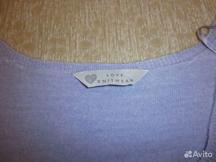 Трикотажный джемпер цвета лаванды