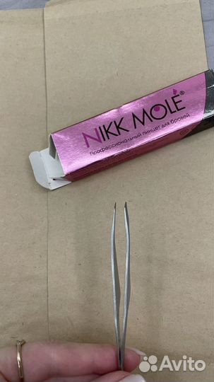 Nikk Mole пинцет ручной заточки