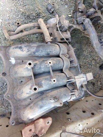 Хендай акцент коллектор впускной