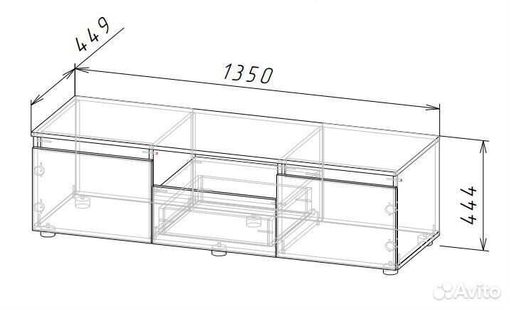 Тумба под телевизор тв-7