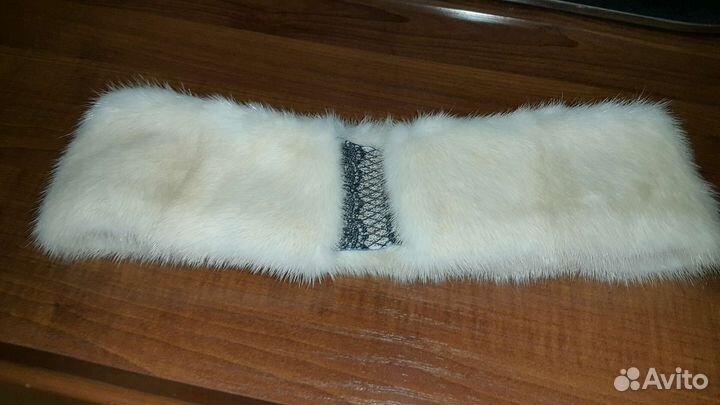 Повязка на голову норковая