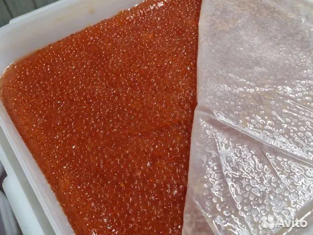 Красная икра кета