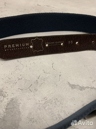 Ремень мужской jack & jones натуральная кожа