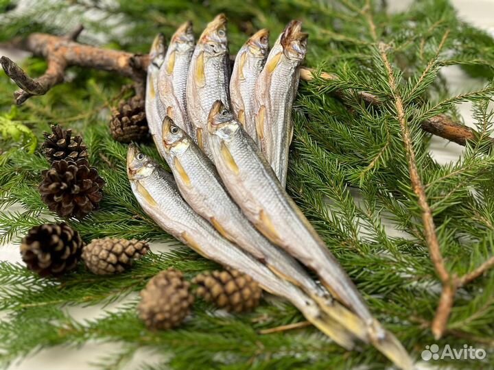 Корюшка вяленая с икрой