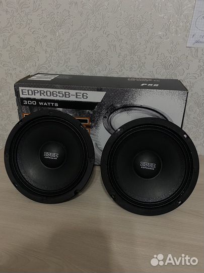 Колонки edge edpro65B-E6 (мидбас)