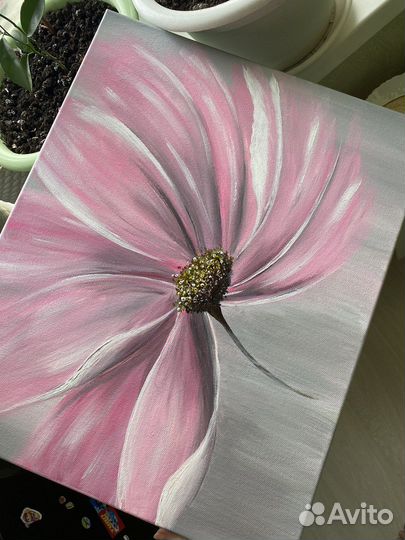 Картина акрилом на холсте