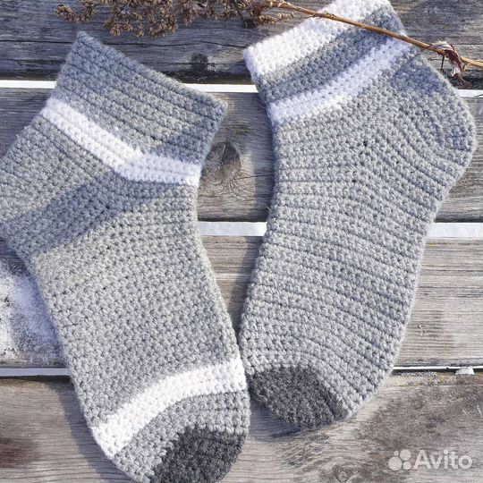 Носки шерстяные р-р 38-39 новые