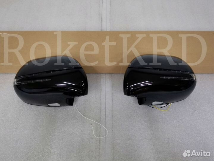 Корпуса зеркал Toyota land cruiser Prado 120 Черн