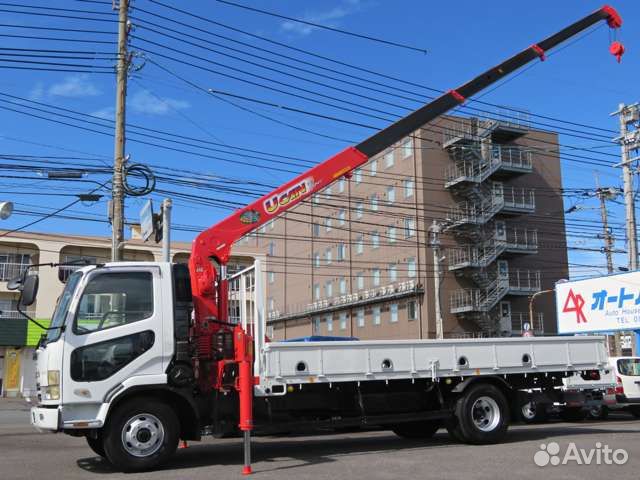 Бортовой грузовик Mitsubishi Fuso Fighter с КМУ UNIC, 2005
