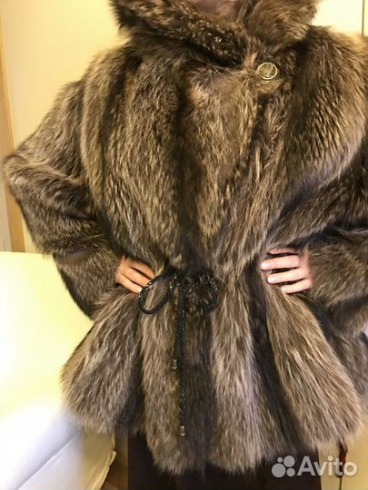 Шуба из натурального меха винтаж