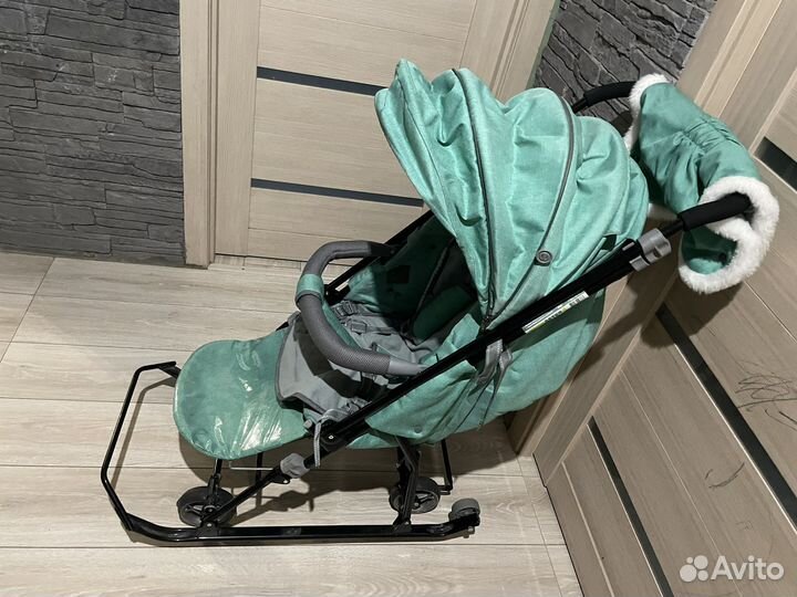 Санки коляска ника 6