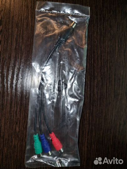 Кабель (переходник) S-Video - 3x RCA 0,2м