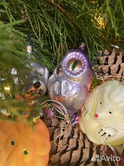 Елочные игрушки СССР