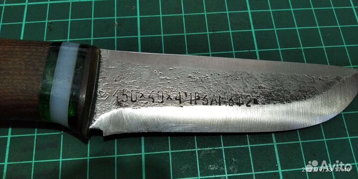 Подарочный шейный нож ручной работы 