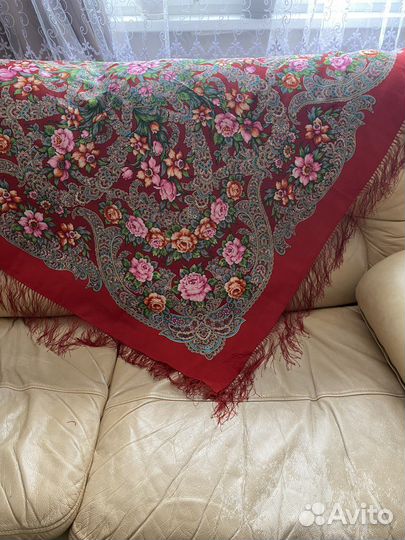 Платок шаль павлопосадский