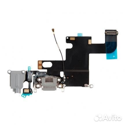Шлейф с разъёмом зарядки, гарнитуры и антенной для