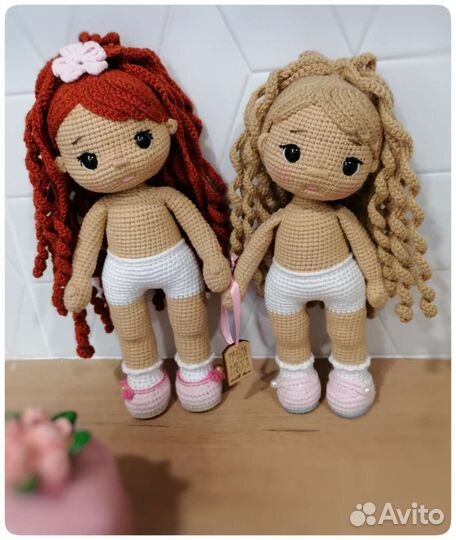 Кукла вязаная ручной работы