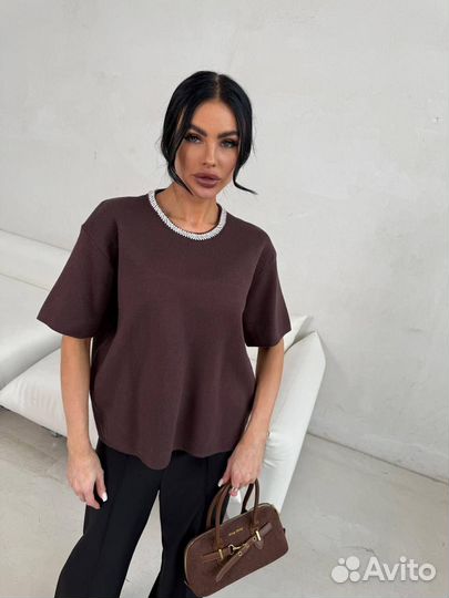 Элегантная кофта Miu Miu (оверсайз)