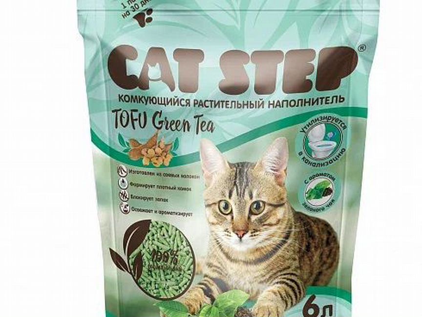 Cat Step Tofu Green Tea, 6л