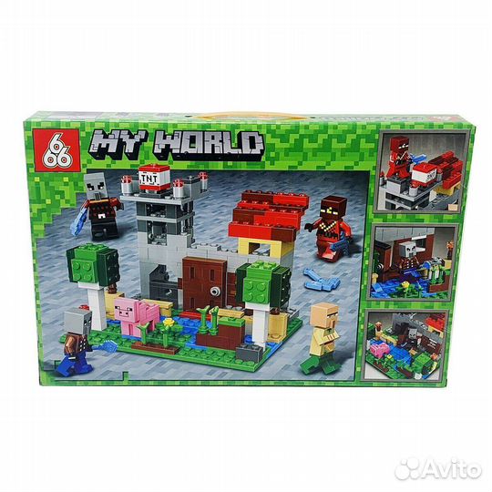 Конструктор My World Ворота в ферму, 330 деталей